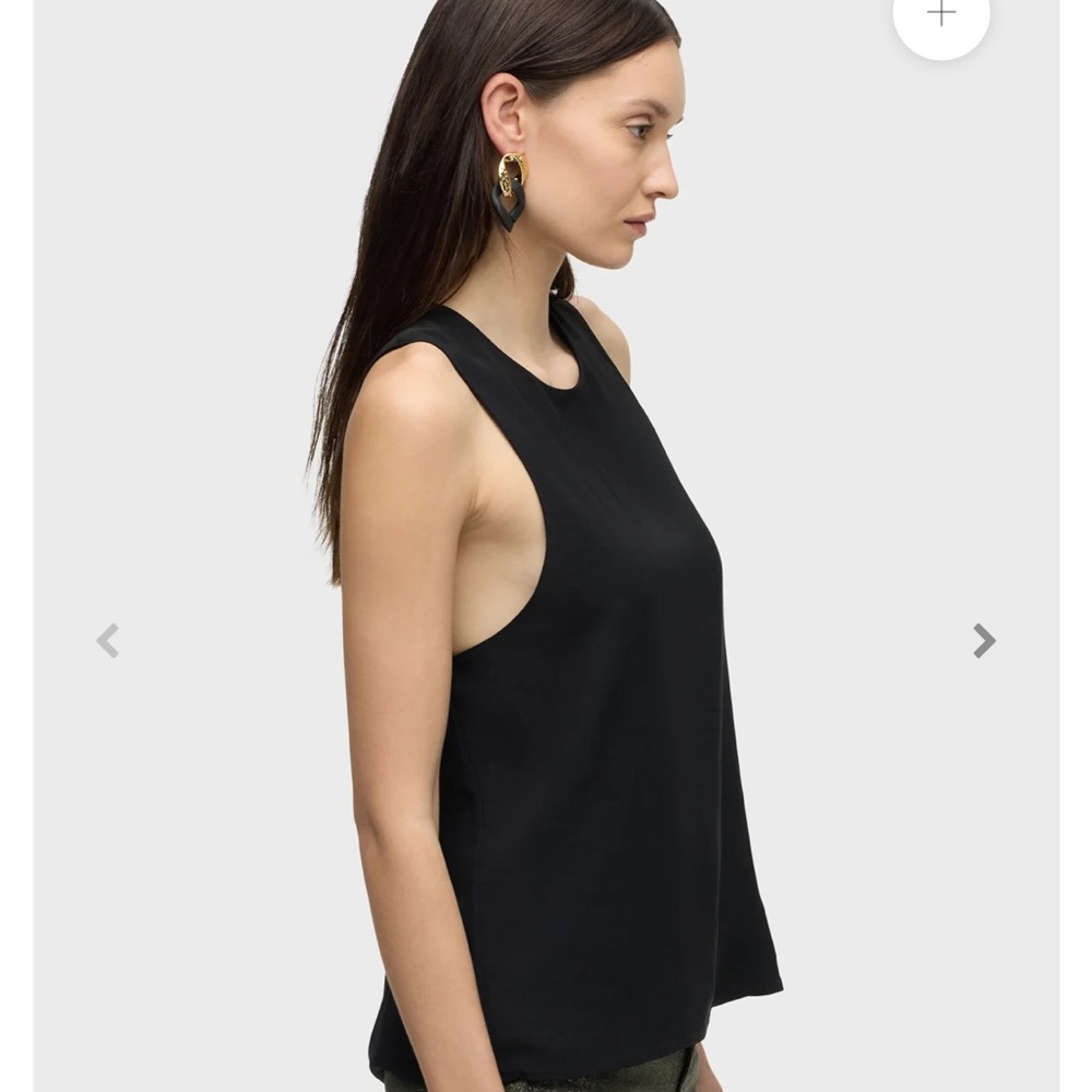 Hudson Jean Twist Back Woven Tank - Picture 2 of 4